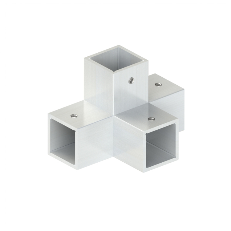 Topclamp 4-way 002 aluminum 4 way connector 90 degree