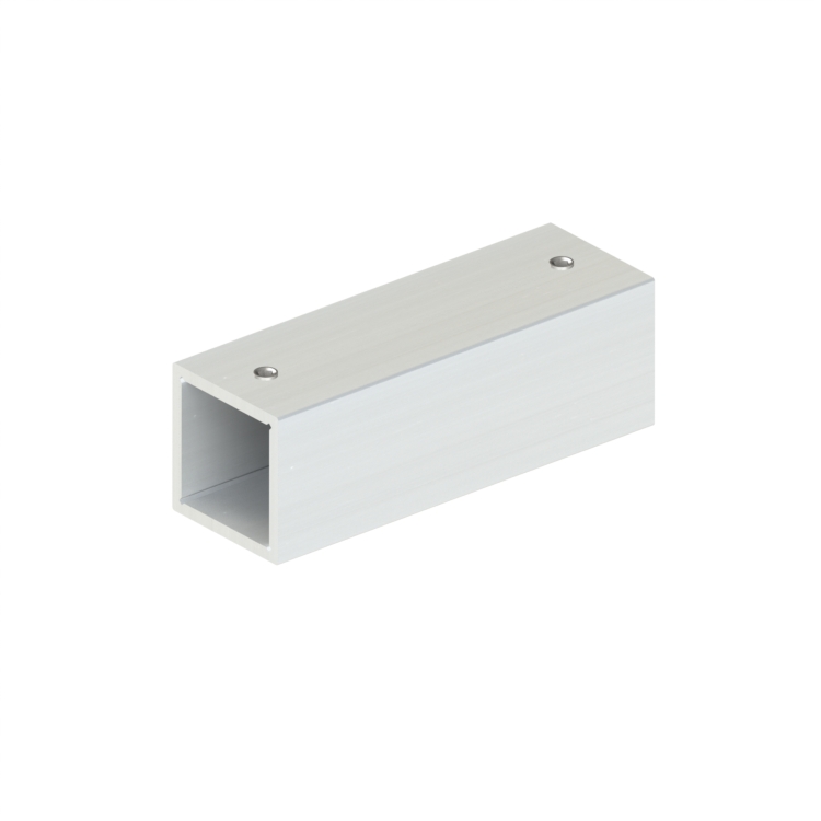Topclamp 2-way aluminum straight connector