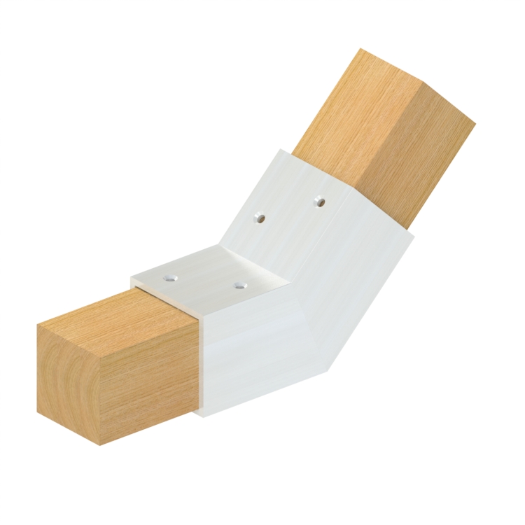 Topclamp Wood 2-way 45° (Wood) beam connector