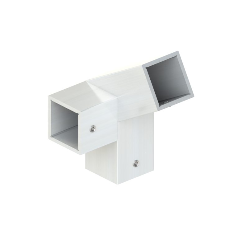 Topclamp Original 3-way 30 degree right aluminum fitting