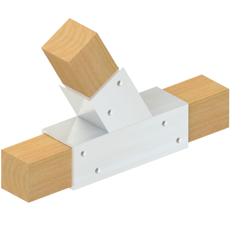 3-way 30⁰ T-piece