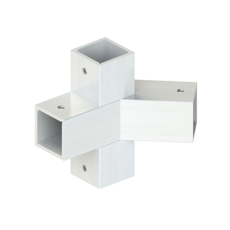 Topclamp Original 4-way 45 centre aluminum fitting