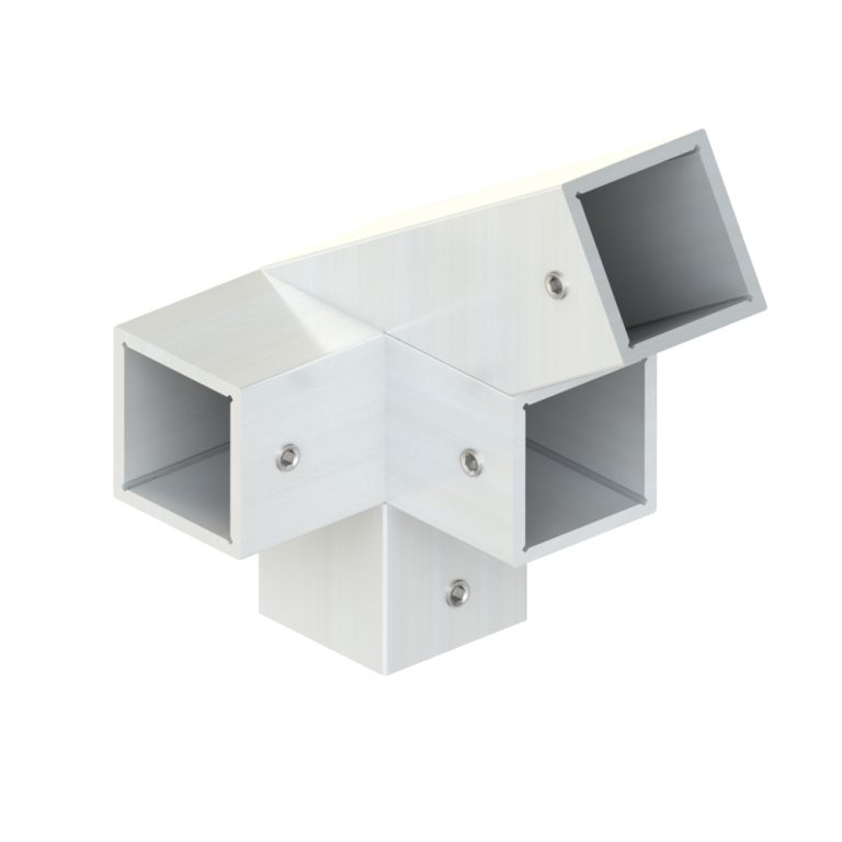 Topclamp Original 4-way 30 degree right aluminum fitting