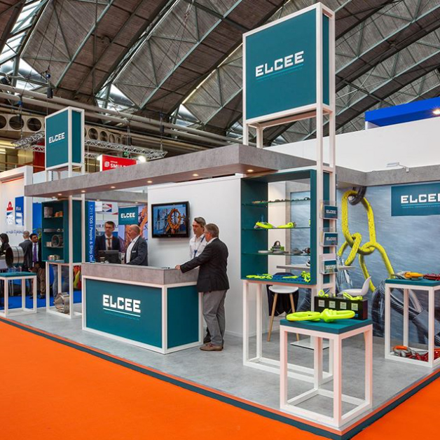 Trade show booth cost example by Topclamp for Elcee
