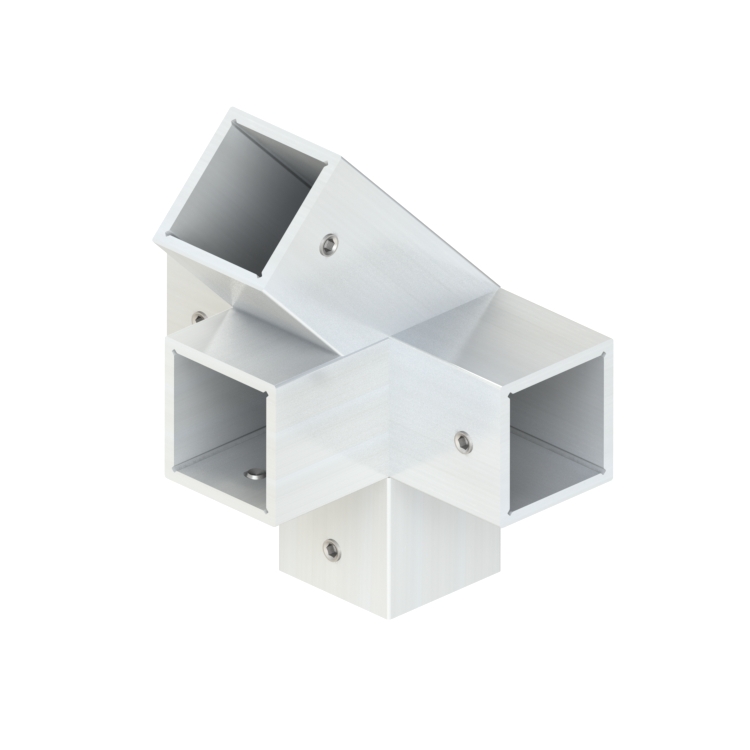 Topclamp Original 5-way 45 degree aluminum fitting