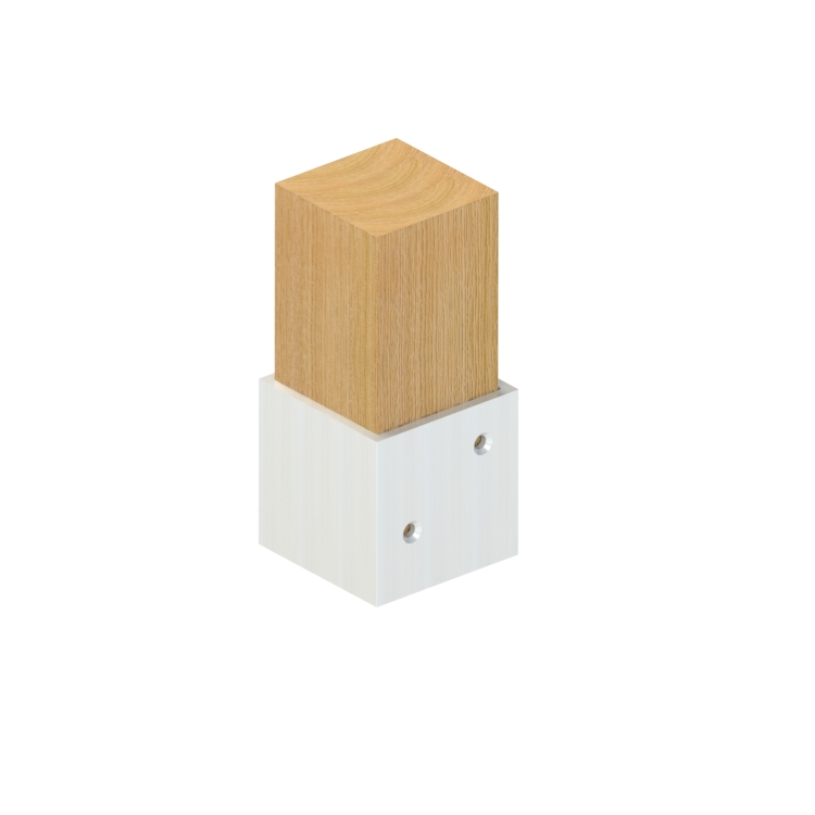 Topclamp Wood Endpiece (with holes) beam end cap