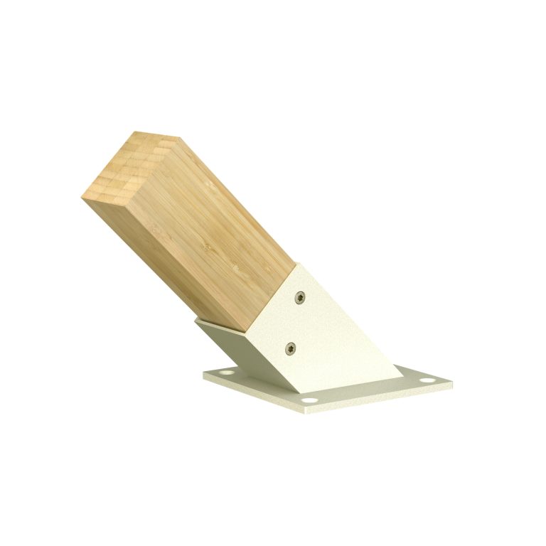 Flange joint square 45° - Topclamp Bamboo