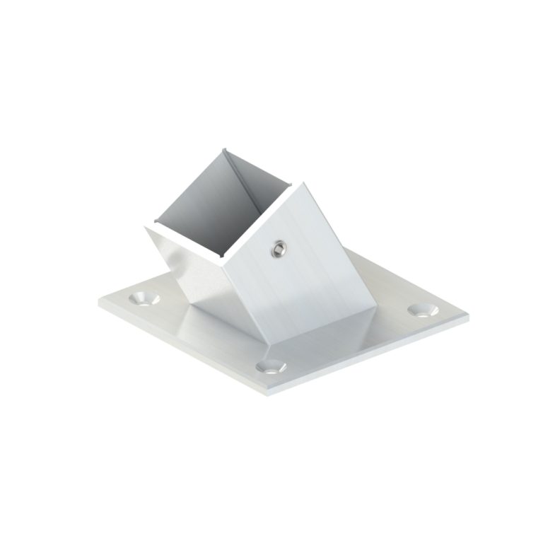 Topclamp Original flange joint 30 degree aluminum fitting