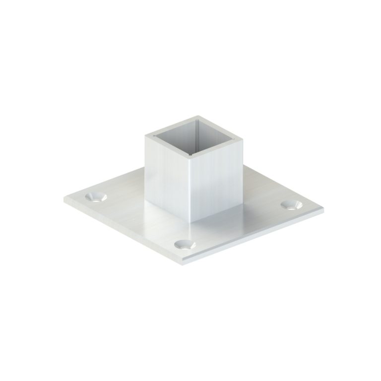 Topclamp Original flange joint square internal aluminum fitting