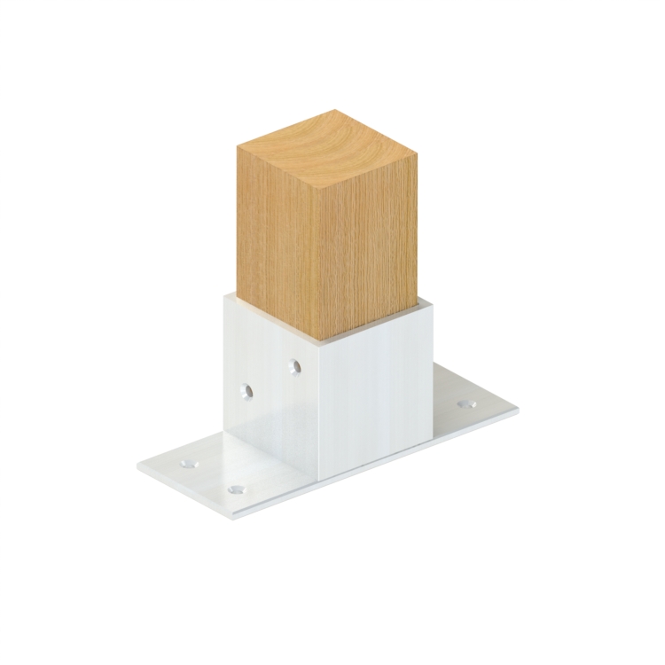 Topclamp Wood Flange joint two sided (Wood) post base connector