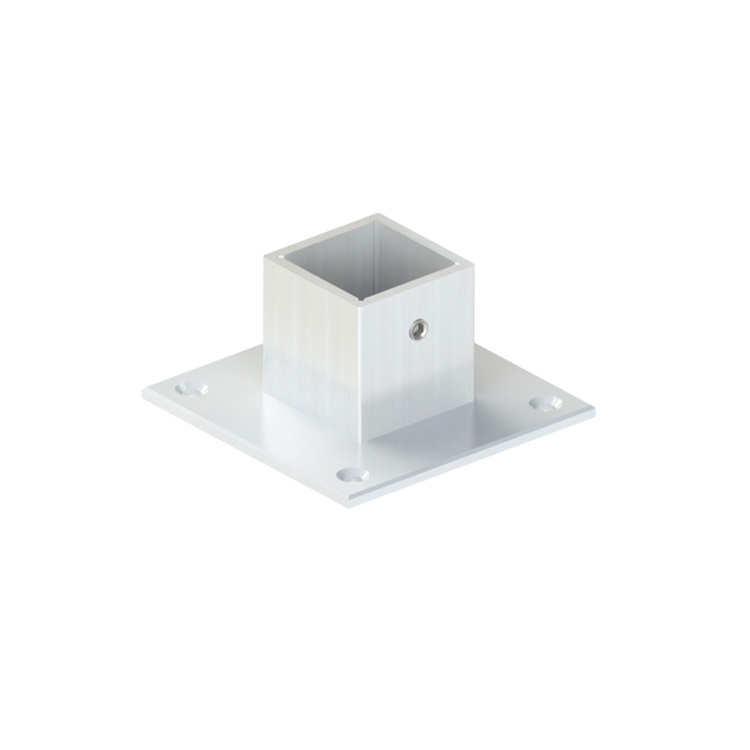 Topclamp Original flange joint square flange aluminum fitting