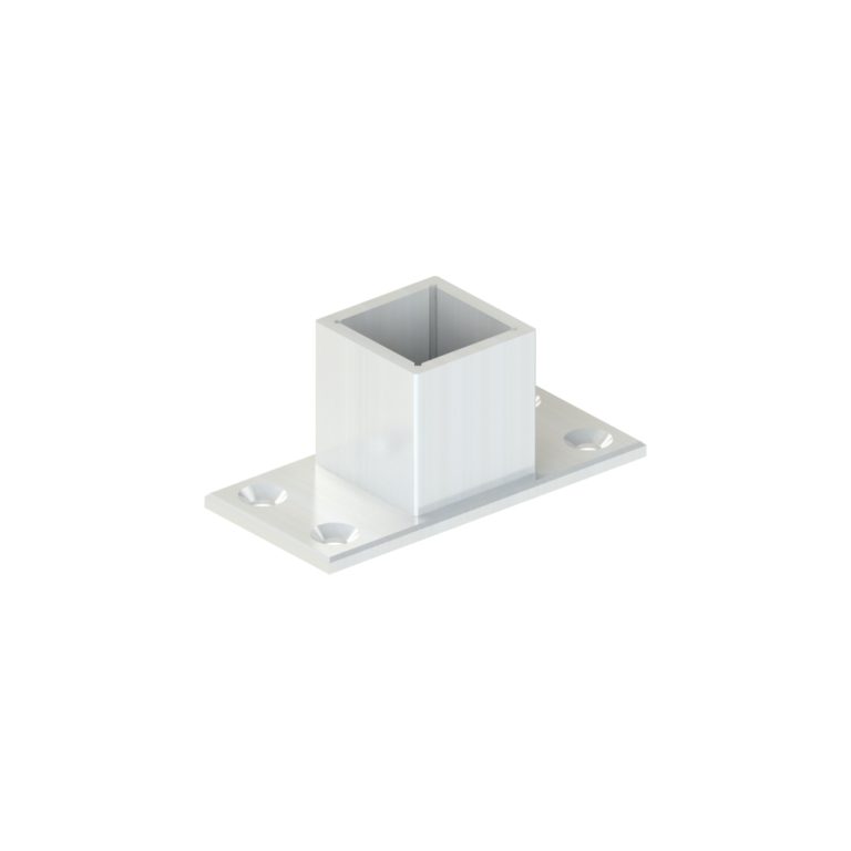 Topclamp Original flange joint two-sided internal aluminum fitting