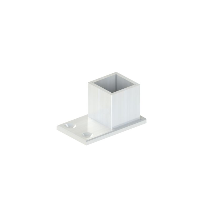 Topclamp Original flange joint one-sided internal aluminum fitting